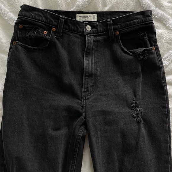 Abercrombie 90s straight ultra high rise jeans size 30R - Picture 3 of 3
